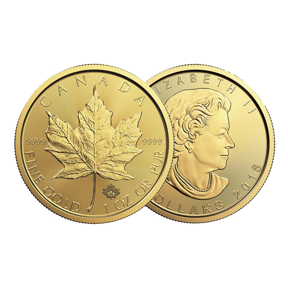 2018 1온스 골드 메이플 리프 불리온 주화(Coin) 50$(CAD)