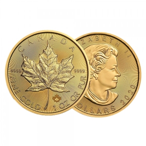 2020 1온스 골드 메이플 리프 불리온 주화(Coin) 50$(CAD)