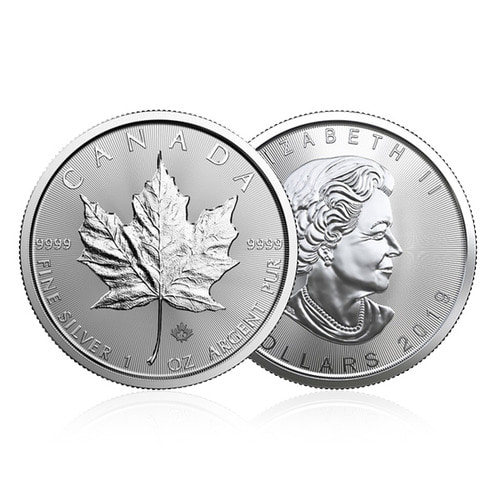 2019 1온스 실버 메이플 불리온 주화(Coin) 5$(CAD) 25ea