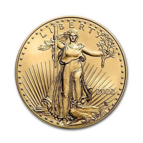 2022 1온스 아메리칸 골드 이글 불리온 주화(Coin) 50$(USD) - 22k