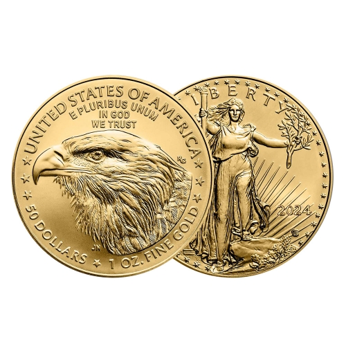 한국금거래소-2024 1온스 아메리칸 골드 이글 불리온 주화(Coin) 50$(USD)