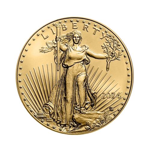 2024 1온스 아메리칸 골드 이글 불리온 주화(Coin) 50$(USD) - 22k