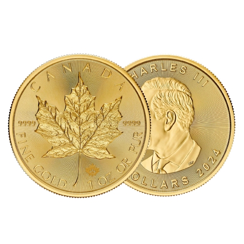 한국금거래소-2024 1온스 골드 메이플 리프 불리온 주화(Coin) 50$(CAD)