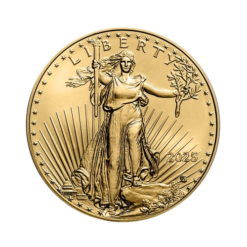 2025 1온스 아메리칸 골드 이글 불리온 주화(Coin) 50$(USD) - 22k